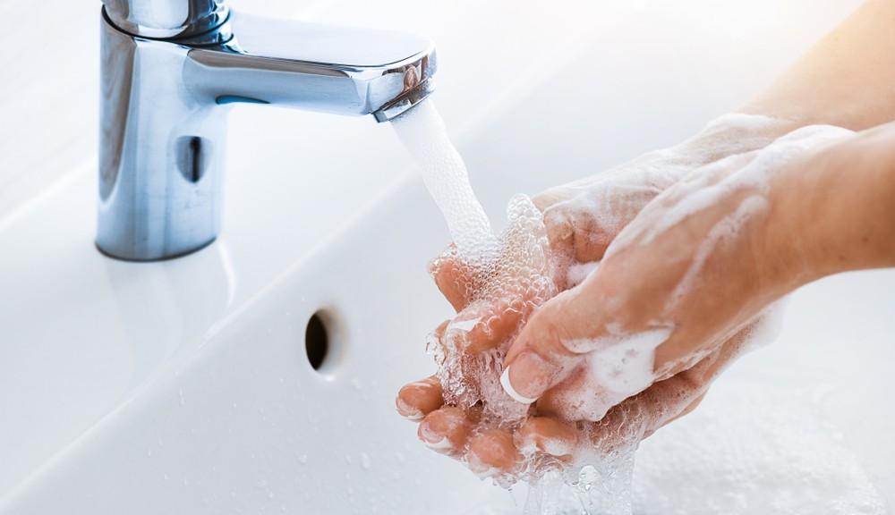 Kraan en handen wassen